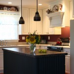 Modern kitchen cabinet refacing in Penndel, PA