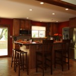 Wood kitchen remodel in Penndel, PA